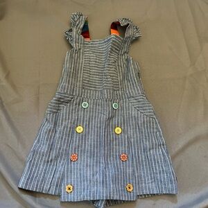 Matilda Jane Floral and Striped romper